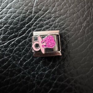 Pink Candy Pop Italian Charm Link – Sweet & Fun